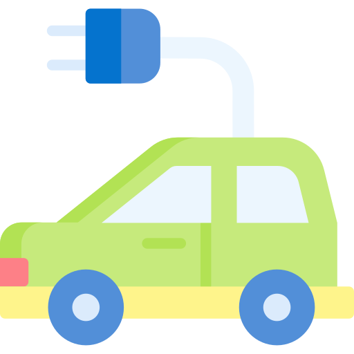 Electric car Special Flat icon