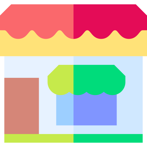 店 Basic Straight Flat icon