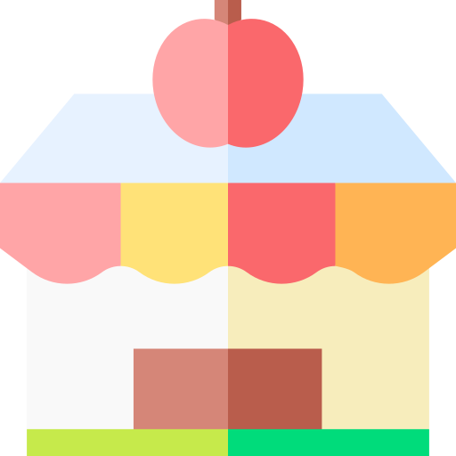 Fruit shop Basic Straight Flat icon
