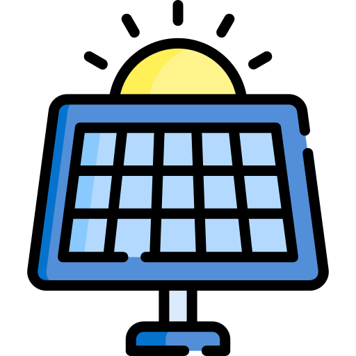Solar energy Special Lineal color icon