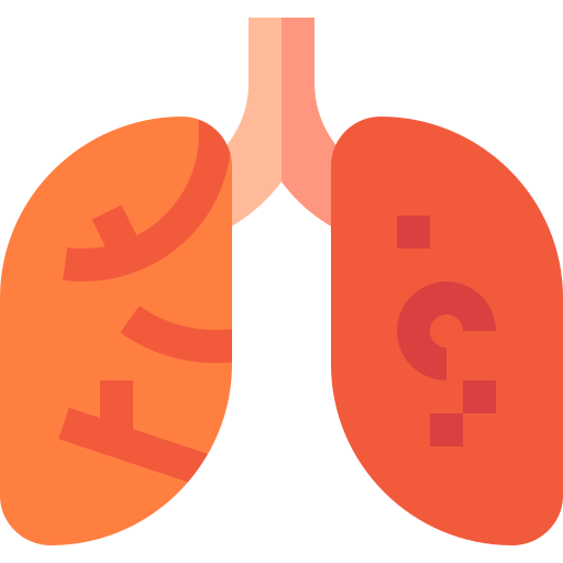 tuberculosis Basic Straight Flat icono