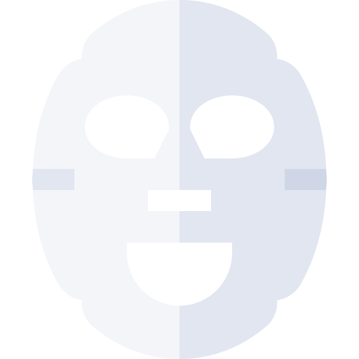 Facial mask Basic Straight Flat icon