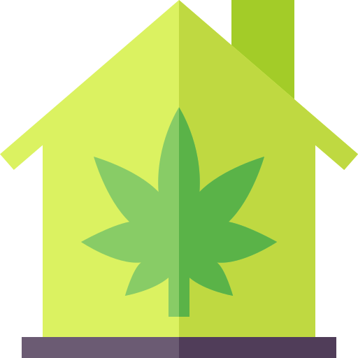 Green house Basic Straight Flat icon