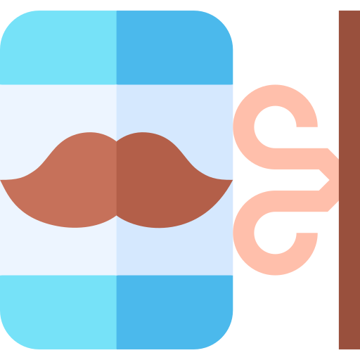 friseurzeichen Basic Straight Flat icon