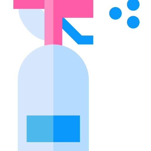 Spray bottle Basic Straight Flat icon