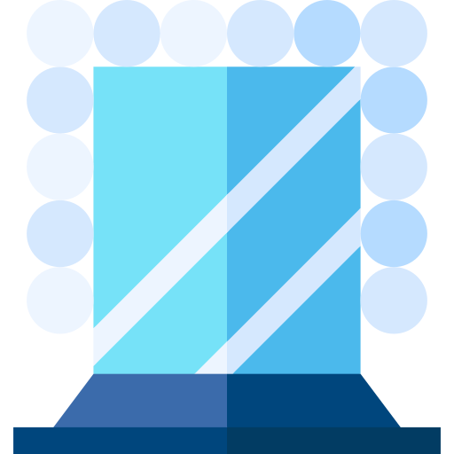 Mirror Basic Straight Flat icon