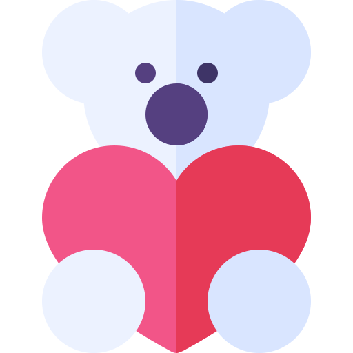 Teddy Basic Rounded Flat icon
