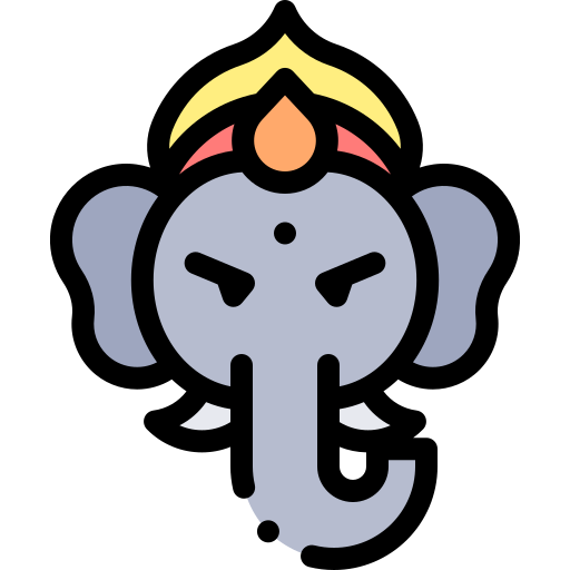 ganesha Detailed Rounded Lineal color Ícone