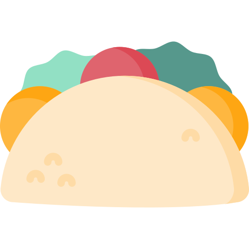 taco Special Flat icoon