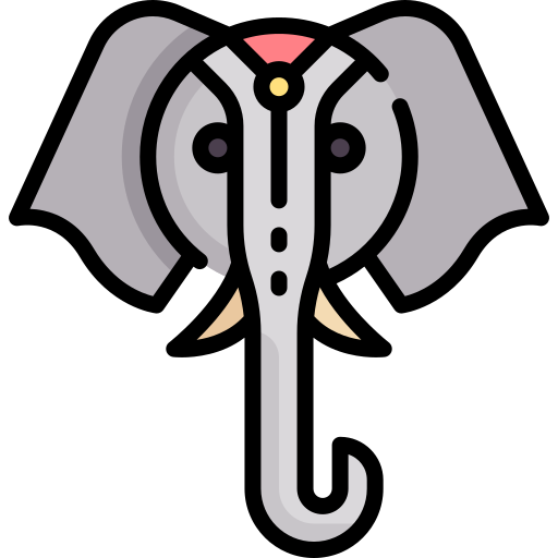 elefante Special Lineal color icono