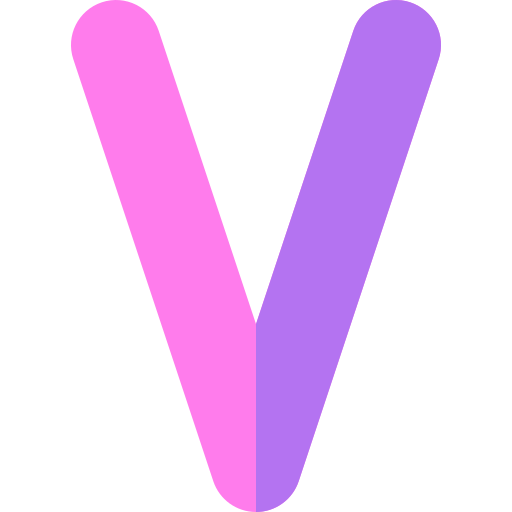 v. Basic Rounded Flat icon