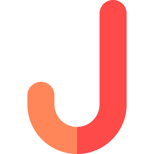 j Basic Rounded Flat icono