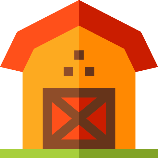 Barn Basic Straight Flat icon