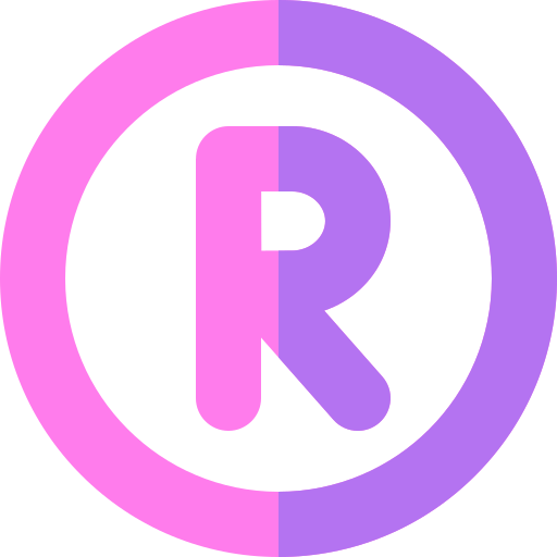 Registered trademark Basic Rounded Flat icon