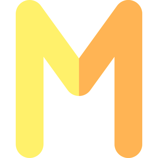 M Basic Rounded Flat icon