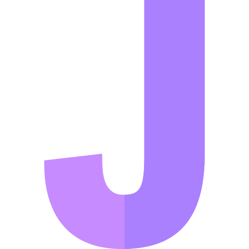 j Basic Straight Flat icoon