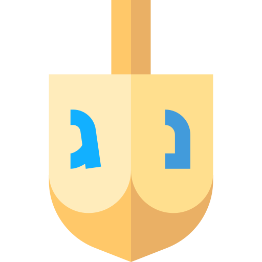 dreidel Basic Straight Flat icoon