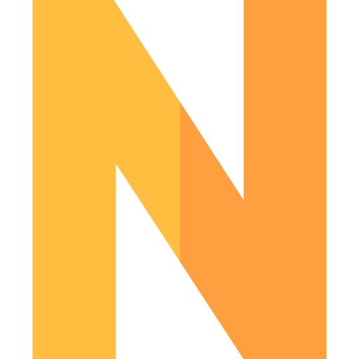 n Basic Straight Flat icon