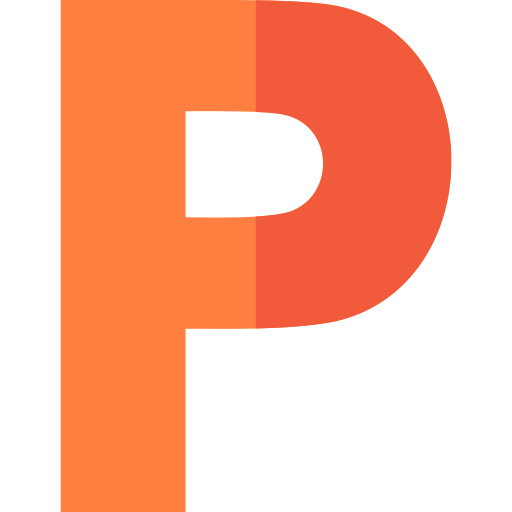 p Basic Straight Flat icon