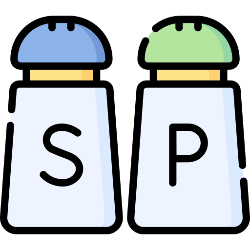 소금과 후추 Special Lineal color icon
