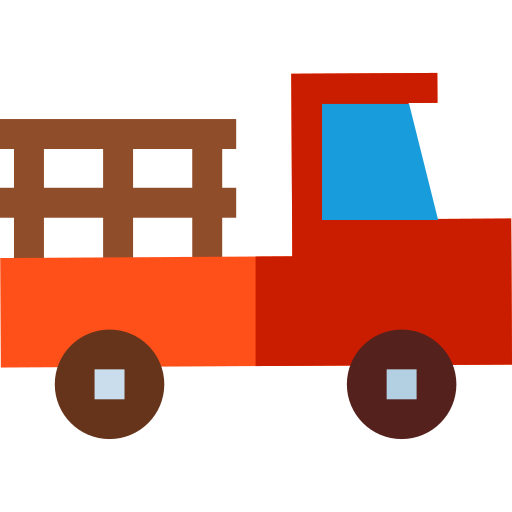 トラック Basic Straight Flat icon