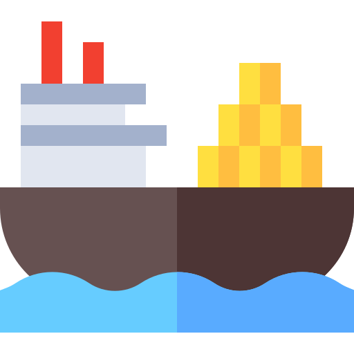 barca da carico Basic Straight Flat icona