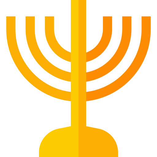 menorah Basic Straight Flat icon