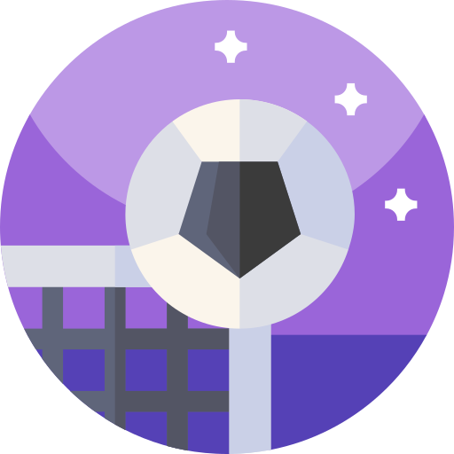 voetbal Geometric Flat Circular Flat icoon