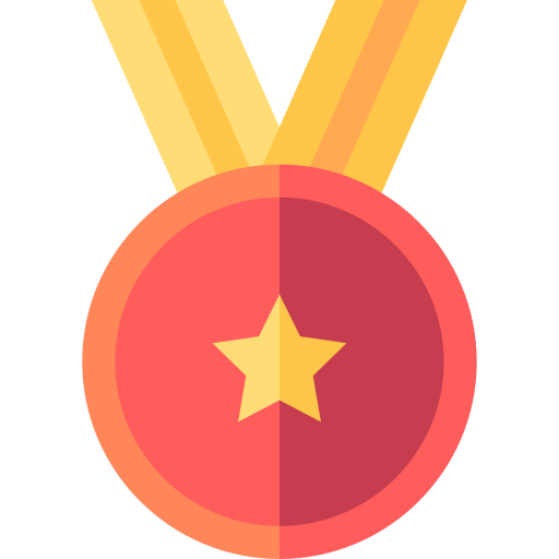 Medal Basic Straight Flat icon