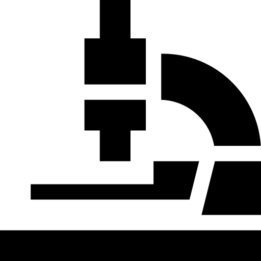 microscope Basic Straight Filled Icône