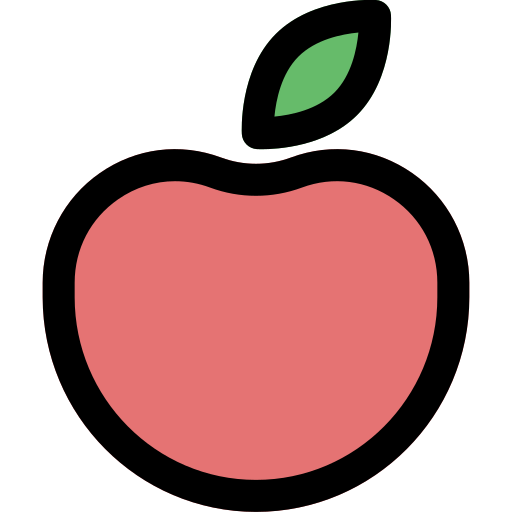 りんご Pixel Perfect Lineal Color icon