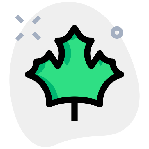 Maple leaf Generic Rounded Shapes icon