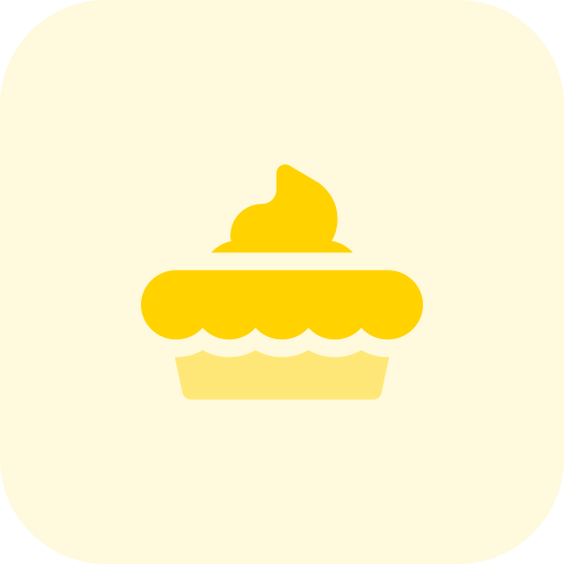 taart Pixel Perfect Tritone icoon