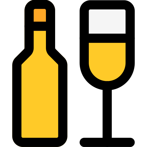 Вино Pixel Perfect Lineal Color иконка