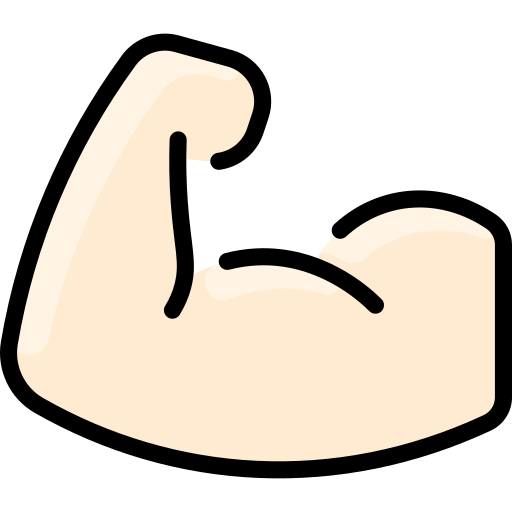 muscolo del braccio Vitaliy Gorbachev Lineal Color icona