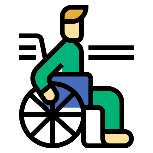 장애인 Generic Outline Color icon