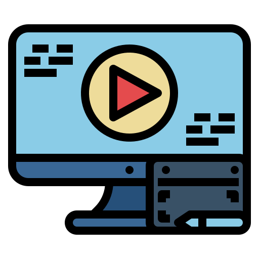 Video Ultimatearm Lineal Color icon