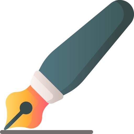 pen 3D Basic Gradient icoon