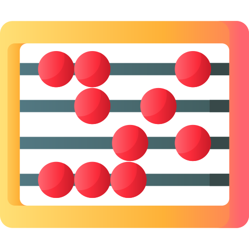 Abacus 3D Basic Gradient icon