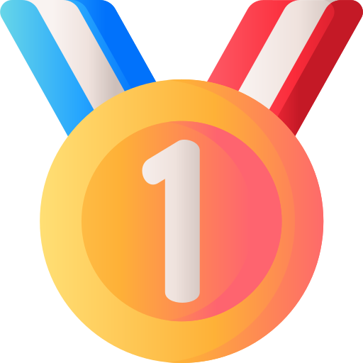 メダル 3D Basic Gradient icon