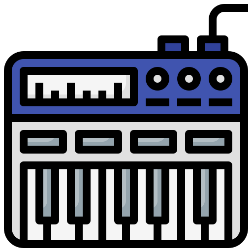sintetizador Surang Lineal Color icono