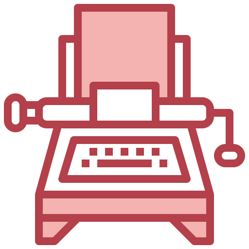 schrijfmachine Surang Red icoon