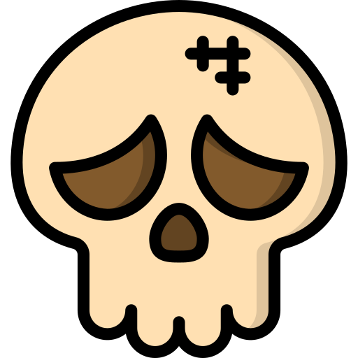두개골 Basic Miscellany Lineal Color icon
