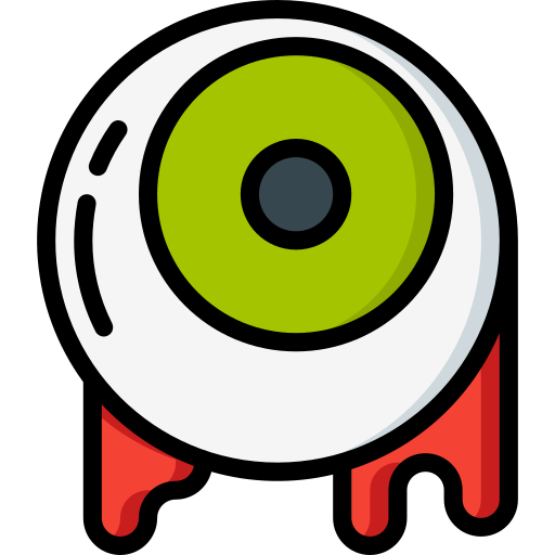 Eyeball Basic Miscellany Lineal Color icon