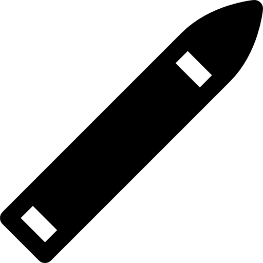 Crayon Basic Rounded Filled icon