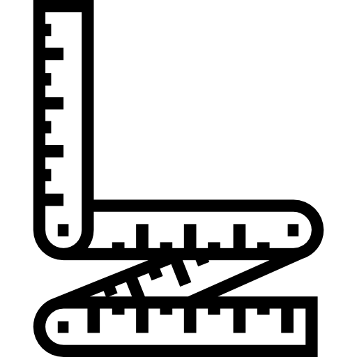 Ruler Detailed Straight Lineal icon