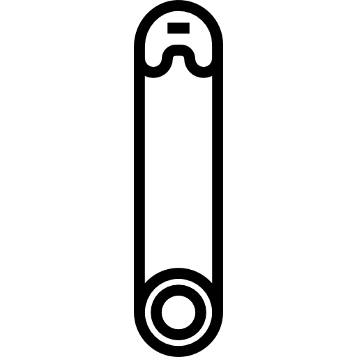 안전핀 Detailed Straight Lineal icon