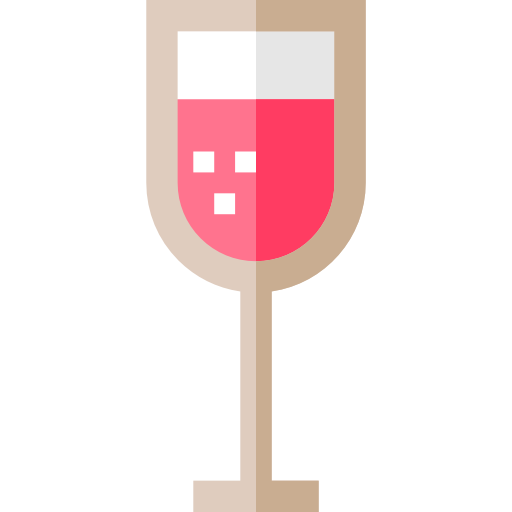 Wine Basic Straight Flat icon