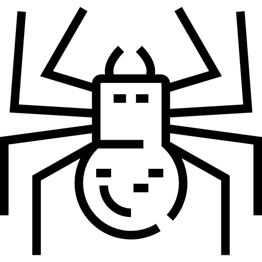 pająk Detailed Straight Lineal ikona
