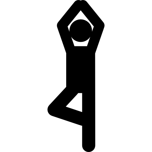 yoga Pictograms Fill icon